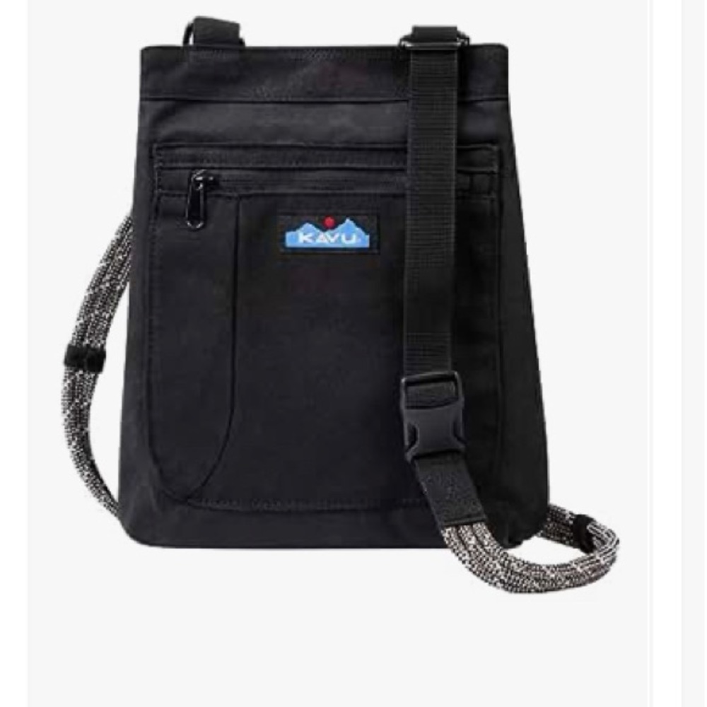KAVU Semi-Padded Sling Canvas Rope Crossbody Bag